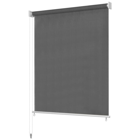 vidaXL Utendørs rullegardin 240x230 cm antrasitt