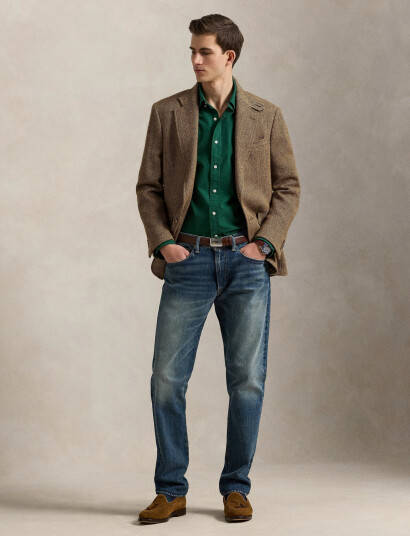 Polo Ralph Lauren Custom Fit Garment-Dyed Oxford Shirt - Green - XS Polo Ralph Lauren Custom Fit Garment-Dyed Oxford Shirt - Green - XS