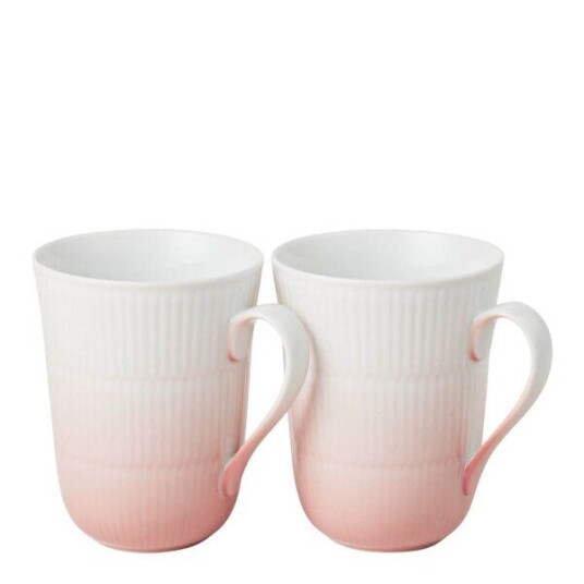 Royal Copenhagen Iris krus 36 cl 2 stk korall Royal Copenhagen Iris krus 36 cl 2 stk korall