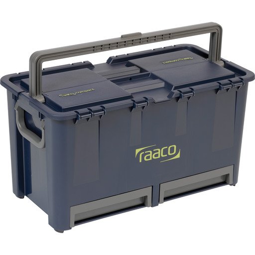 Raaco Compact 47 Verktøykasse i Polypropylen - 540 mm, Blå Raaco Compact 47 Verktøykasse i Polypropylen - 540 mm, Blå