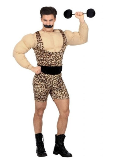 Stærk Mand Kostume Stærk Mand Kostume