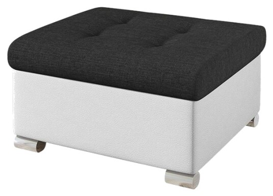 Dynir Fotskammel 68 cm - Hvit/Svart