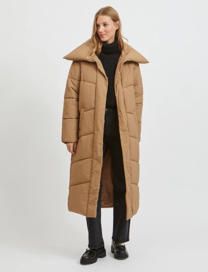 Vila Vilouisa Padded Coat/Pb Brown 36 Vila Vilouisa Padded Coat/Pb Brown 36