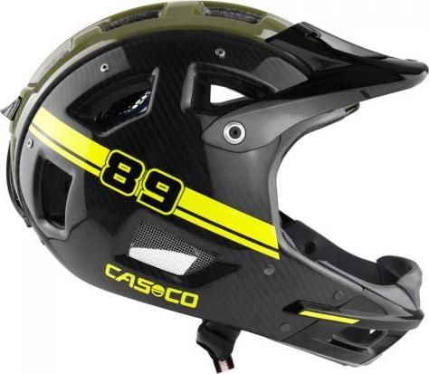 Casco Sykkelhjelm Casco Mtbe Full Face Carbon Neon M Casco Sykkelhjelm Casco Mtbe Full Face Carbon Neon M