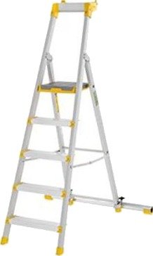 W.steps 55P Trappestige med sertifisert aluminium, med stabilisatortrinn, Stiger & stillaser