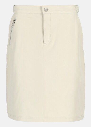 Tuxer Hollie Reco Long Skort Sw Stone 40 Kjoler Og Skjørt