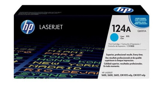 HP 124A / Q6001A Cyan Toner - Laser toner Blå HP 124A / Q6001A Cyan Toner - Laser toner Blå