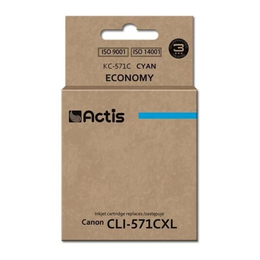 Original blekkpatron Actis KC-571C Hvit Cyan