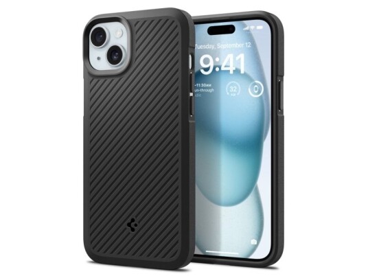 Spigen Acs06479, Etui, Apple, Iphone 15, 15,5 Cm (6.12"), Sort