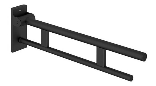 HEWI Duo støttehåndtak til toalett 600 mm sort matt HEWI Duo støttehåndtak til toalett 600 mm sort matt