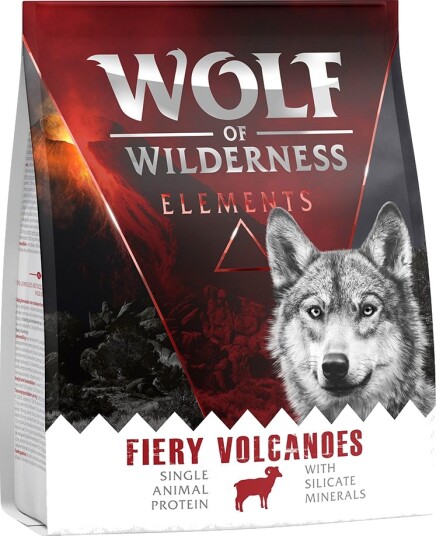 Wolf Of Wilderness Tørrfôr Prøvepakke Kornfri Single Protein Fiery Volcanoes Lam 300 G