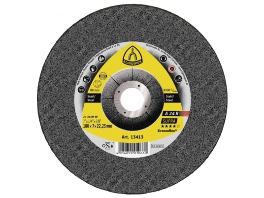 Klingspor 13413 A 24 R Supra Skrubbeskive 180 Mm 22,23 Mm 10 Stk
