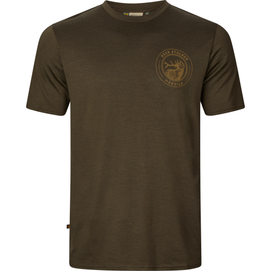 Härkila Men"s Game Short Sleeve T-Shirt Willow Green Stag XL