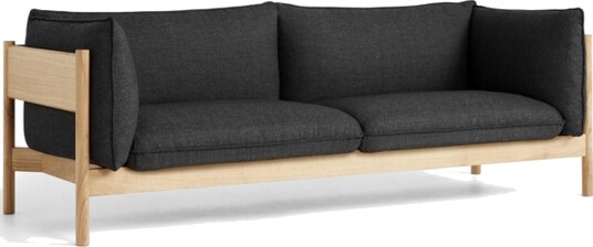 Hay Arbor 3 seters sofa eik/Re Wool 198