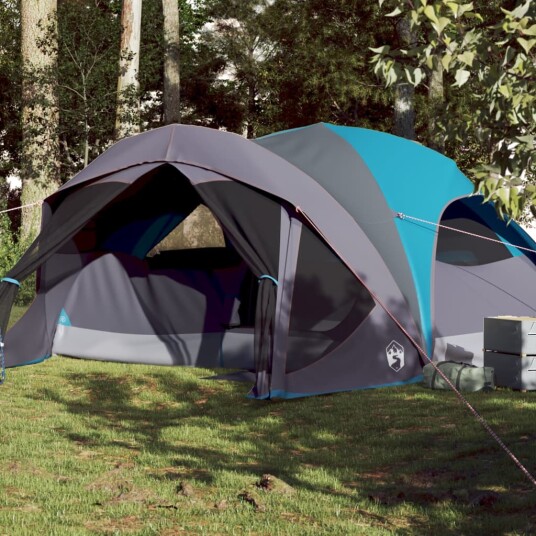 Campingtelt 6 personer blå vanntett Campingtelt 6 personer blå vanntett