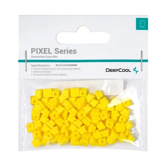 Deepcool Pixel Universell Gummi Dekorative Deler Gul, 9,8g Deepcool Pixel Universell Gummi Dekorative Deler Gul, 9,8g