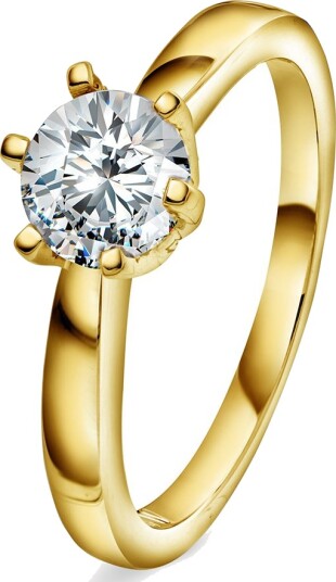 By Gullfunn Ring i gull med diamant 1,00ct TWP størrelse Ring i gull med diamant 1,00ct TWP 50