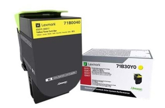 Lexmark X317 - Laser toner Yellow