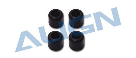 Align H60064BT Landing Skid Nut x4 Black