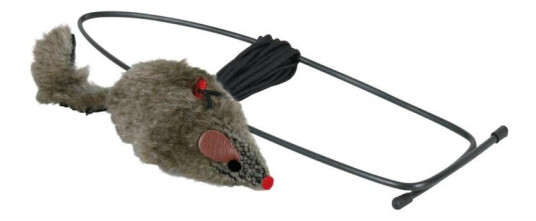 Trixie Flying Mouse 8 cm Bånd 190 cm
