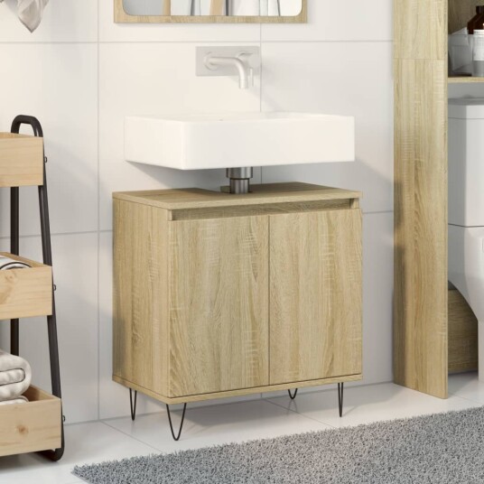 Servantskap sonoma eik 58x33x60 cm konstruert tre 8721102843891