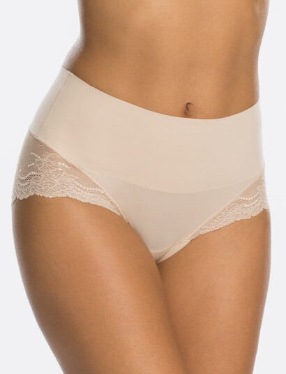 Spanx Spanxsupersmooth™ Undie-Tectable® Lace Hi-Hipster - Beige - XS