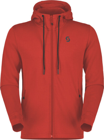 SCOTT Tech Zip Hoody, Rød