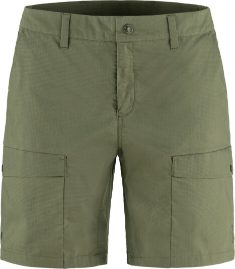 Fjellreven Women's Abisko Hybrid Trail Shorts Laurel Green 46