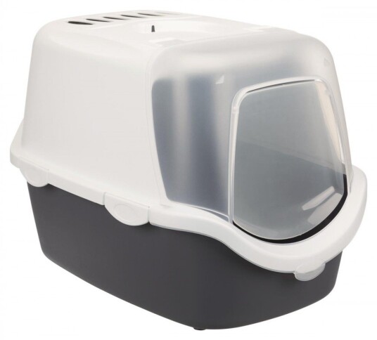 Trixie Vico Easy Clean Kattedo Med Tak Dør Filter Og Spade 56 X 40 X 40 cm