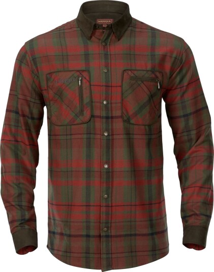 Härkila Pajala skjorte Red autumn check 4XL
