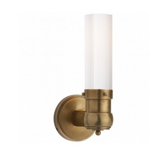Graydon Single Bath Light Antique Brass Graydon Single Bath Light Antique Brass