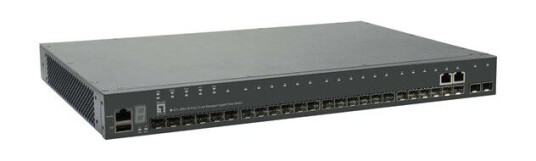 LevelOne GTL-2882 KILBY 28-Port Stackable L3 Lite Managed Gigabit Fiber Optic Switch (4015867198995)