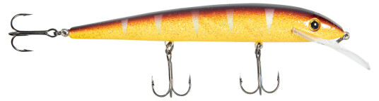 Tunkkionki Wobbler, wobler 15cm Rør/gul/sølv