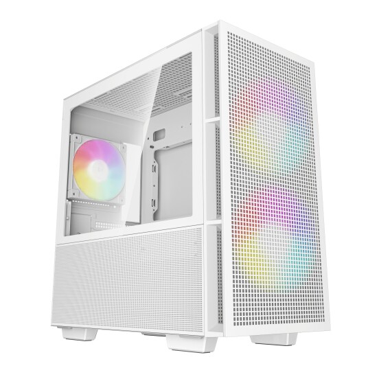 DeepCool CH360 Micro-ATX Kabinett Hvit med 2 ARGB Vifter