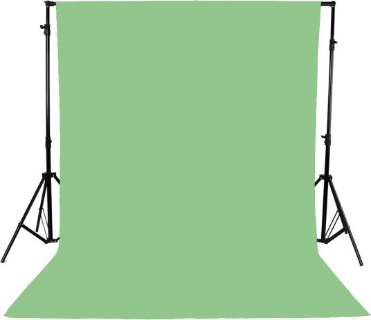 Bakgrunn Ensfarget Lys grønn - 2x3 m