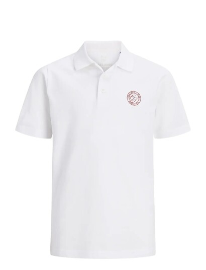 Jack & Jones Jjalliance Polo Ss Jnr White 176
