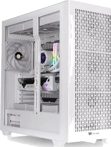 Thermaltake AX500 Fulltower Kabinett Hvit med Herdet Glass Thermaltake AX500 Fulltower Kabinett Hvit med Herdet Glass