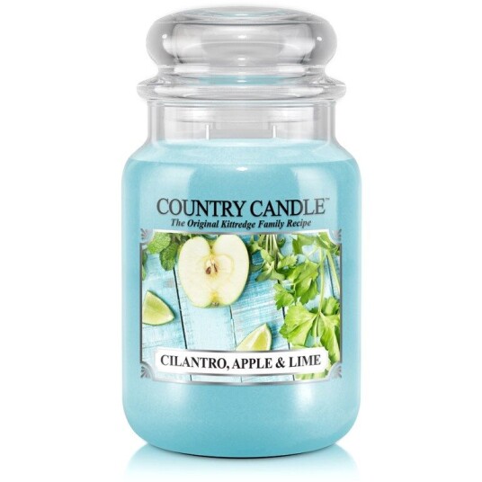 Country Candle Cilantro, Apple & Lime Scented 680 g