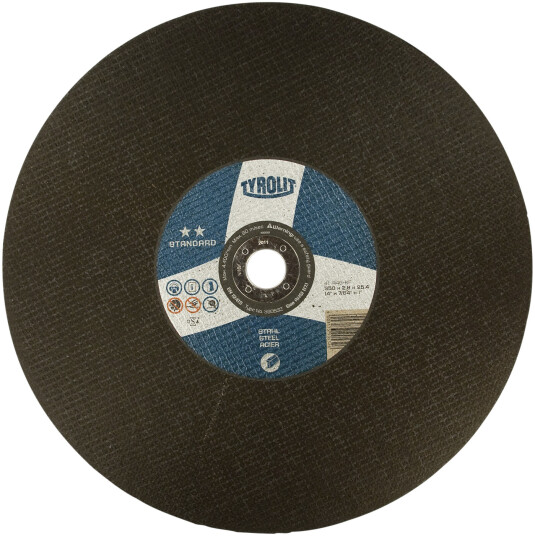 Kappeskive Standard 41X ø350Ã2,8Ã25,4 A46-BF