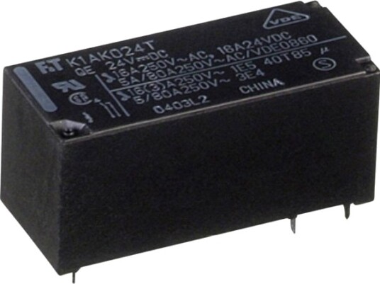 Fujitsu Ftr K1ak024t Printrelé 24 V/Dc 16 A 1 X Sluttekontakt 1 Stk