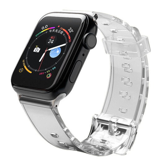 Hurtel Light Silikonrem for Apple Watch 38/40mm Svart