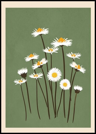 Little Flowers Plakat Plakat / 40x50cm