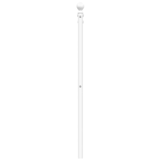  Sengegavl i metall hvit 193 cm 8720845884031