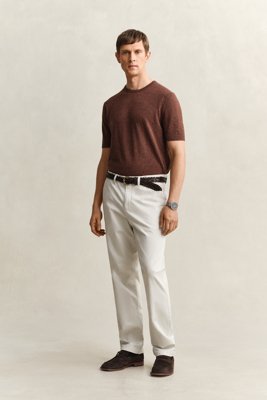 Gant Klassiske chinos i regular fit SAND 42/34