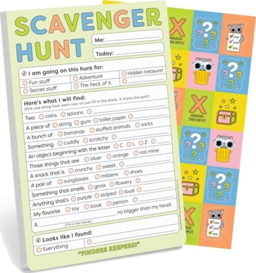 Knock Knock Kids Scavenger Hunt Playtime Pads