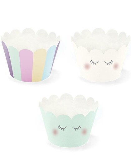 6 stk Cupcake/Muffinsomslag Magisk Enhjørning 6 stk Cupcake/Muffinsomslag Magisk Enhjørning