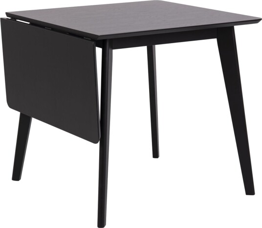 Spisebord HOME4YOU Roxby 80/120x80x76 cm Svart - Svart