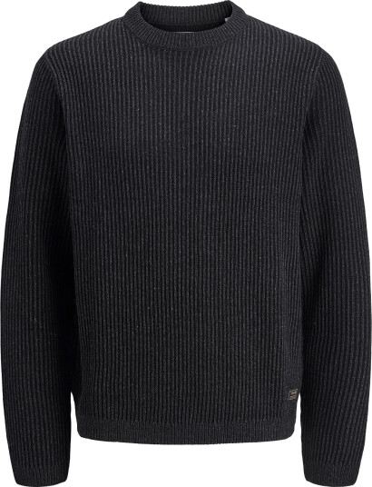 Jack & Jones Jjedover Knit Crew Neck Jnr Black 176