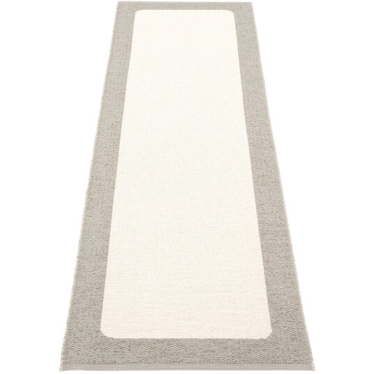 Pappelina Gulvteppe Ilda 70 x 240 cm. warm grey/vanilla