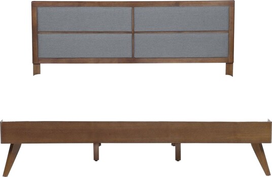 Poissy Dobbeltseng 180 \| 200 cm Tre / Natur